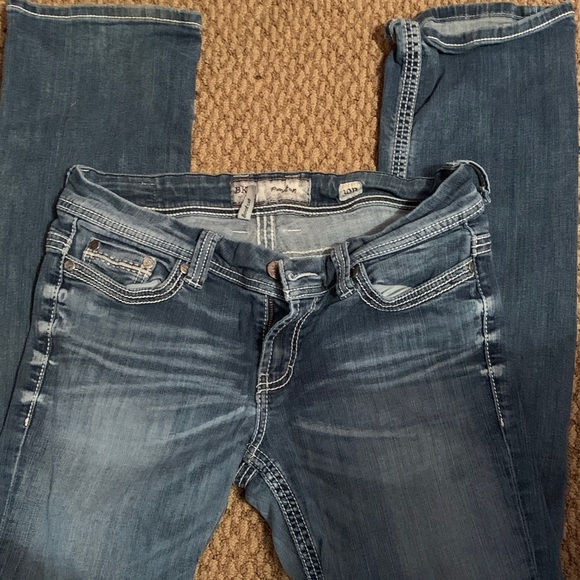 BKE Denim - BKE Women's Medium Blue Boot Cut Jeans